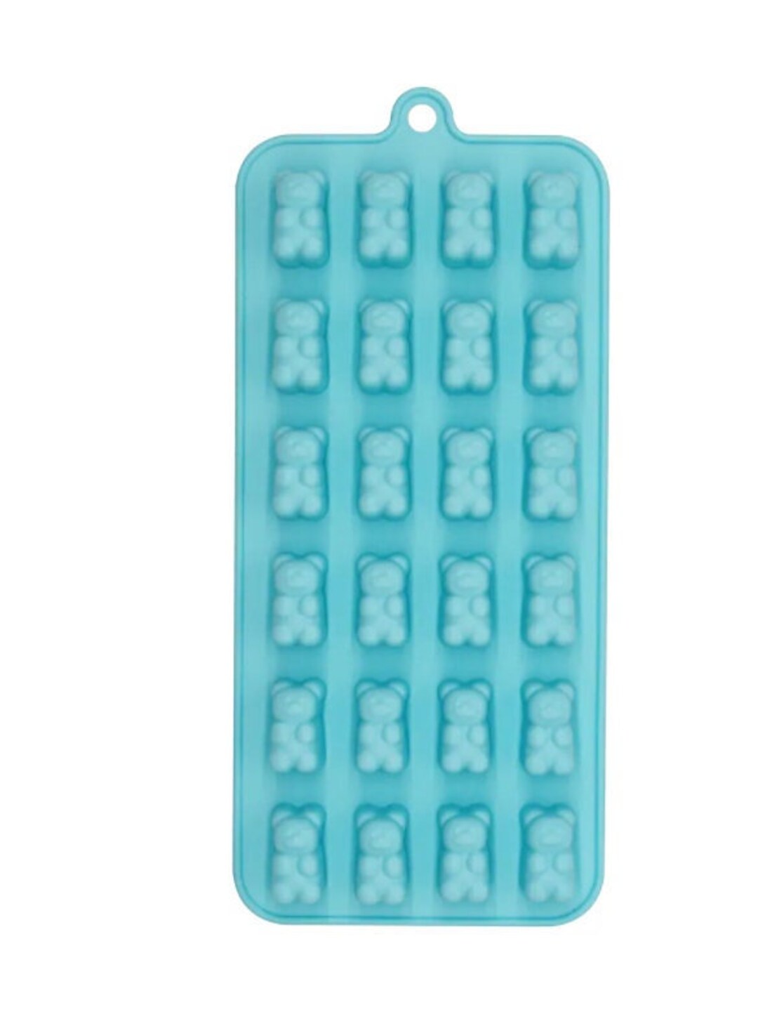 Gummy Bears Silicone Candy Mold Wilton 24 Cavities Blue