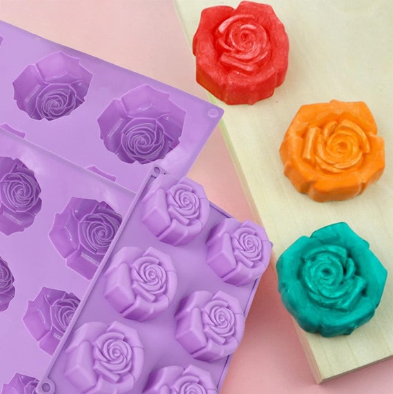 Silicone Chocolate Molds Flowers Shape Cake Candy Mould Jelly Ice