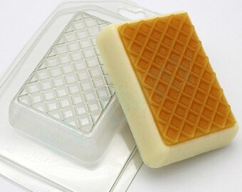 Molde para jabón de gofre de helado: molde para bombas de baño, chocolate y dulces