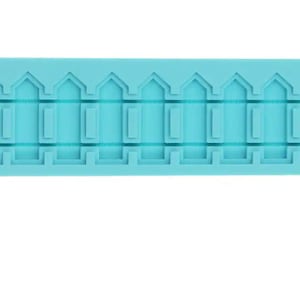 Fence Silicone Fondant Border Mold