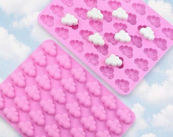 Cloud Silicone Mold: 36-Cavity Food Grade Baking, Soap, Ice Cube Mold