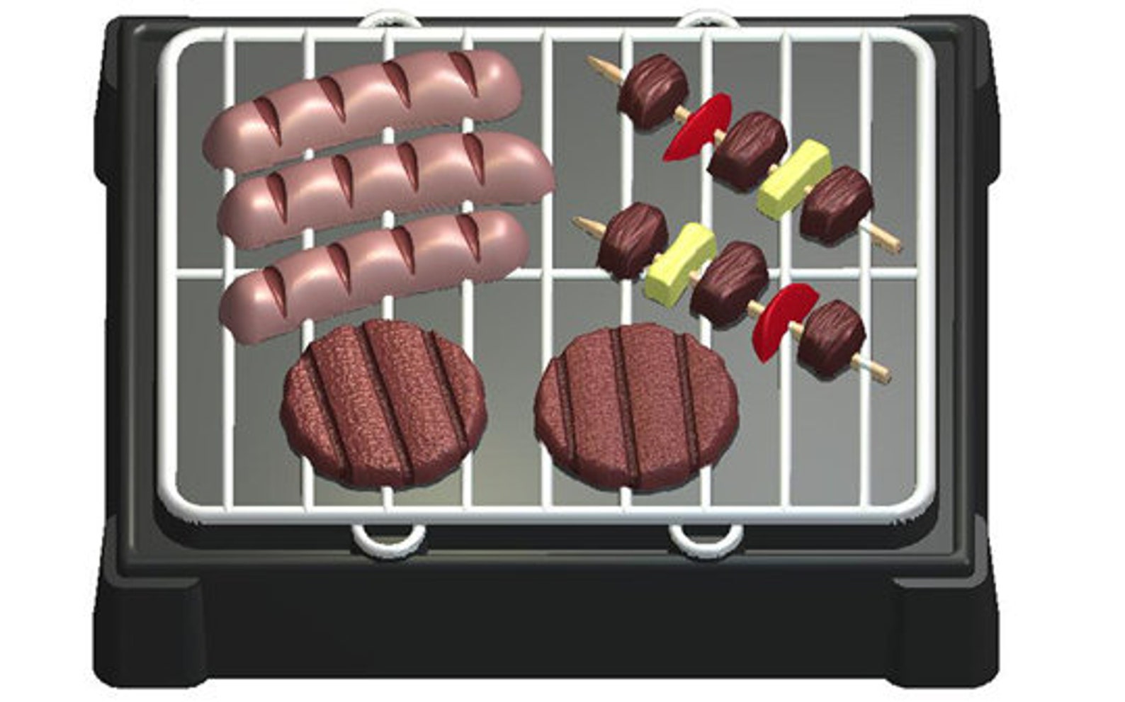 Barbecue Grill Plastic Moldbrazier Moldpicnic Theme Etsy UK