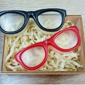 Glasses Plastic Mold-Four-Eyes Mold-Marmalade Mold-Jelly Mold-Soap Mold-Bath Bomb Mold-Chocolate Mold-Craft Mold-Candle Mold