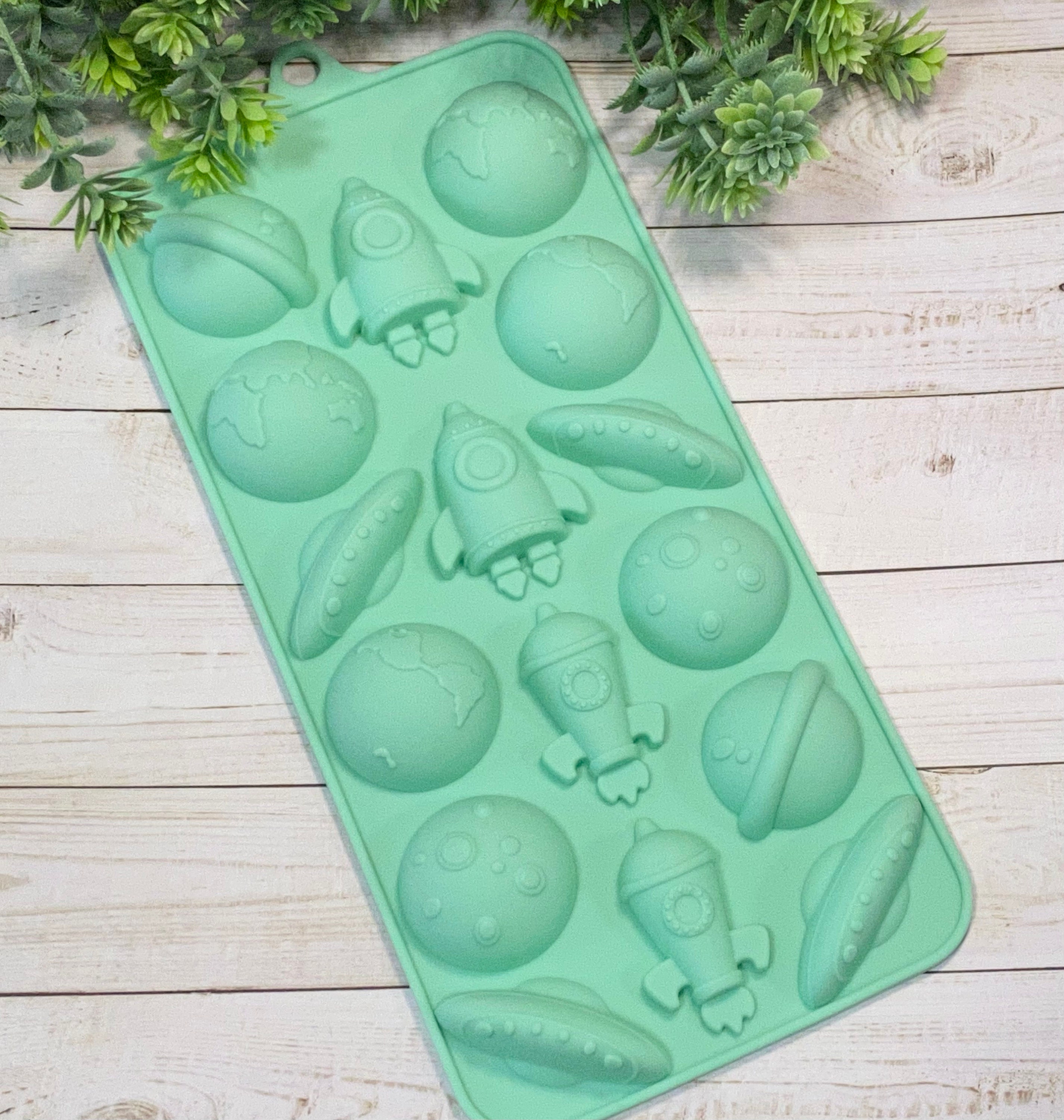 Stir 4 x 9 Silicone Space Candy Mold - Molds - Baking & Kitchen