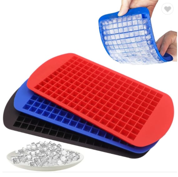  Small Ice Cube Trays with Lid - Mini Ice Trays for