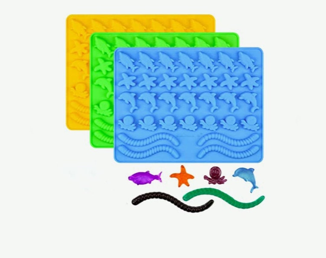 32 Cavities Gummy Mold Hard Candy Moldcandy Moldsilicone Moldworms