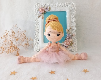 Crochet Ballerina Doll, Amigurumi Ballerina Doll, Handmade Ballerina Doll, Christmas Gift For Her, Birthday Gift