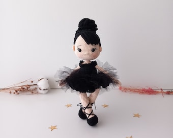 Crochet Ballerina Doll, Amigurumi Ballerina Doll, Handmade Ballerina Doll, Best Gift, Birthday Gift For Kids, Ballerina Gift For Daughter