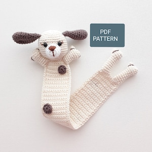 Crochet Pattern PDF / Dog Bookmark Pattern / Dog Bookmark / Crochet Pattern / Amigurumi Dog Pattern / Instant PDF Download