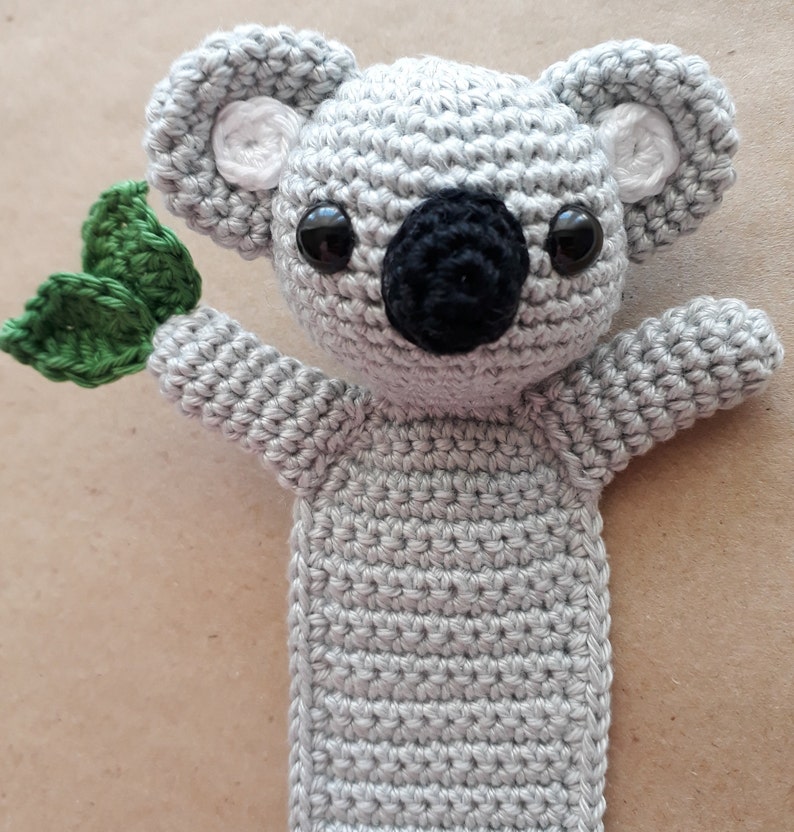 Modèle de crochet PDF / Modèle de marque-page Fox / Modèle de marque-page Panda / Modèle de marque-page girafe / Modèle de marque-page Koala / Téléchargement PDF instantané image 2