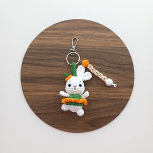 Crochet Fox Keychain, Crochet Panda Keychain, Crochet Bear Keychain ...