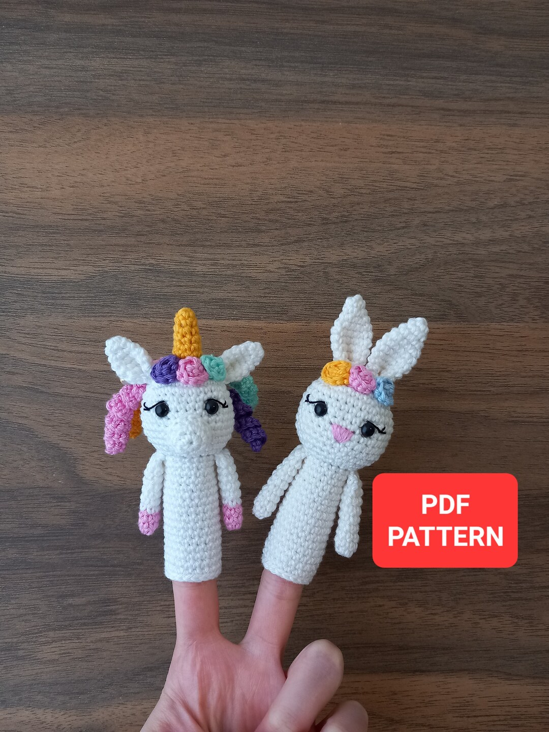 Marionnettes à Doigts Licorne - Set Carton Pour Enfants - Jeu De Rôle Et Histoires - Jouets éducatifs