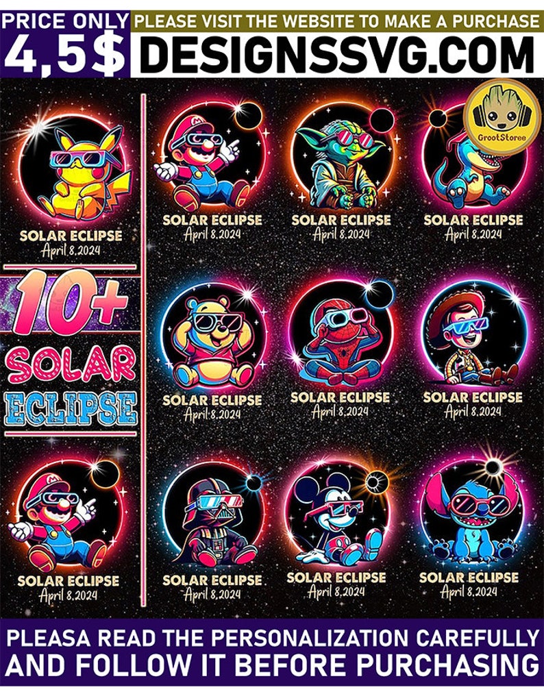 10 BEST Cartoon Total Solar Eclipse Png Bundle, Twice in A Lifetime ...