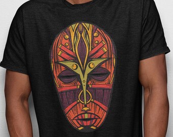 Colorful Traditional African mask Unisex T-Shirt