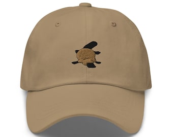 Platypus Graphic Embroidered Dad Hat,Wildlife Baseball Cap, Platypus Hat,Baseball Cap, Platypus Cap,Nature Hat, Platypus Lover Animal Hat