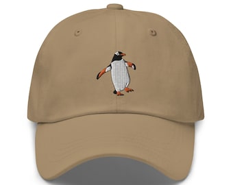 Penguin Embroidery Baseball Dad Hat , Penguin lover, Penguin Gift, Penguin Cap, Funny Penguin, Penguin Winter, kawaii Christmas Gift Cute