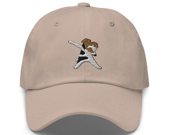 Dabbing Beagle Dog Embroidered Baseball Dad Hat,Embroidered Baseball Cap,Dog lover gift,Pet Mom Cap, Embroidered Dad Hat, Gift for Pet Lover