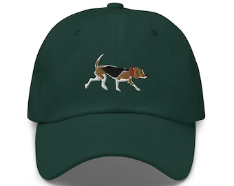 Embroidered Beagle Dog Dad Hat - Pet Lover Gift