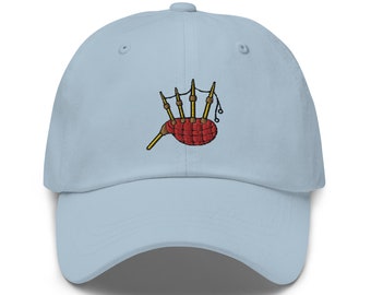 Dudelsäcke Gestickte Dad-Hut: Unisex Baseball Cap