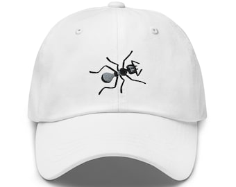 Ant Embroidered Dad Hat: Wildlife Nature Baseball Cap