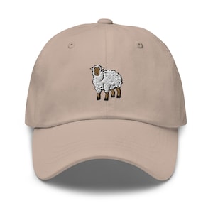 Casquette de papa de mouton brodée de baseball, chapeau de mouton de femme, chapeau de mouton, cadeau d’anniversaire de mouton, cadeau de mouton, cadeau de mouton, chapeaux cadeau d’agriculteur de mouton