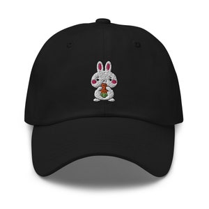 Gestickte Bunny Dad Hat: Kaninchen-Liebhaber Geschenk, Unisex Baseballkappe