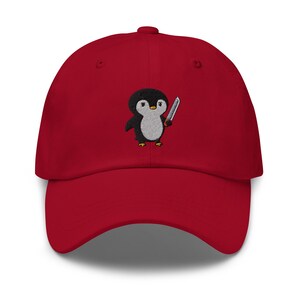 Funny Penguin Embroidered Dad Hat: Unisex Baseball Cap