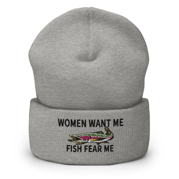 Women Want Me Fish Fear Me Hat Etsy