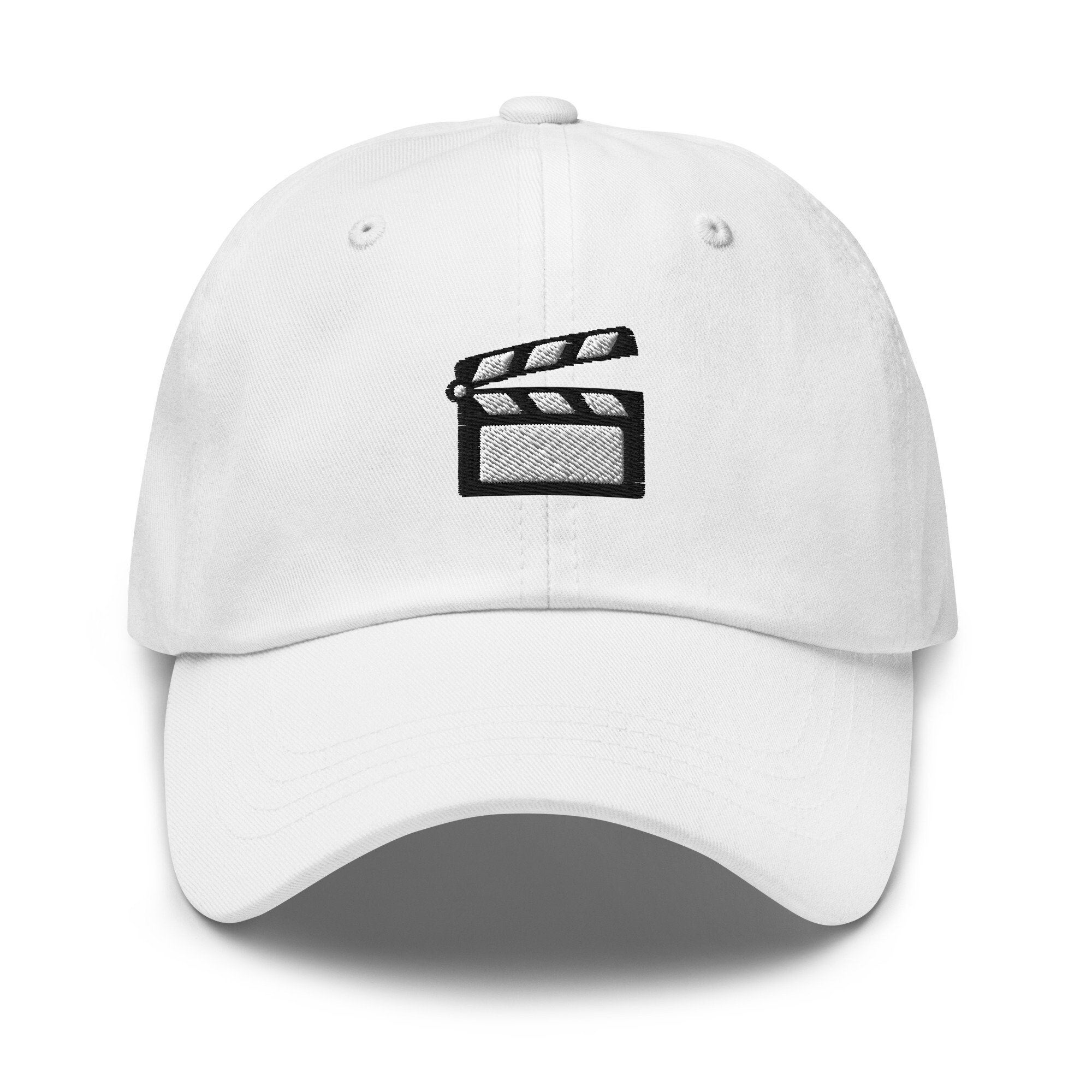 Clapper Board Director Dad Hat, Cinema Lovers Gift, Maker Movies Gifts Unisex Cap, Handmade Adjustable Baseball Cap Gifts - Multiple Colors