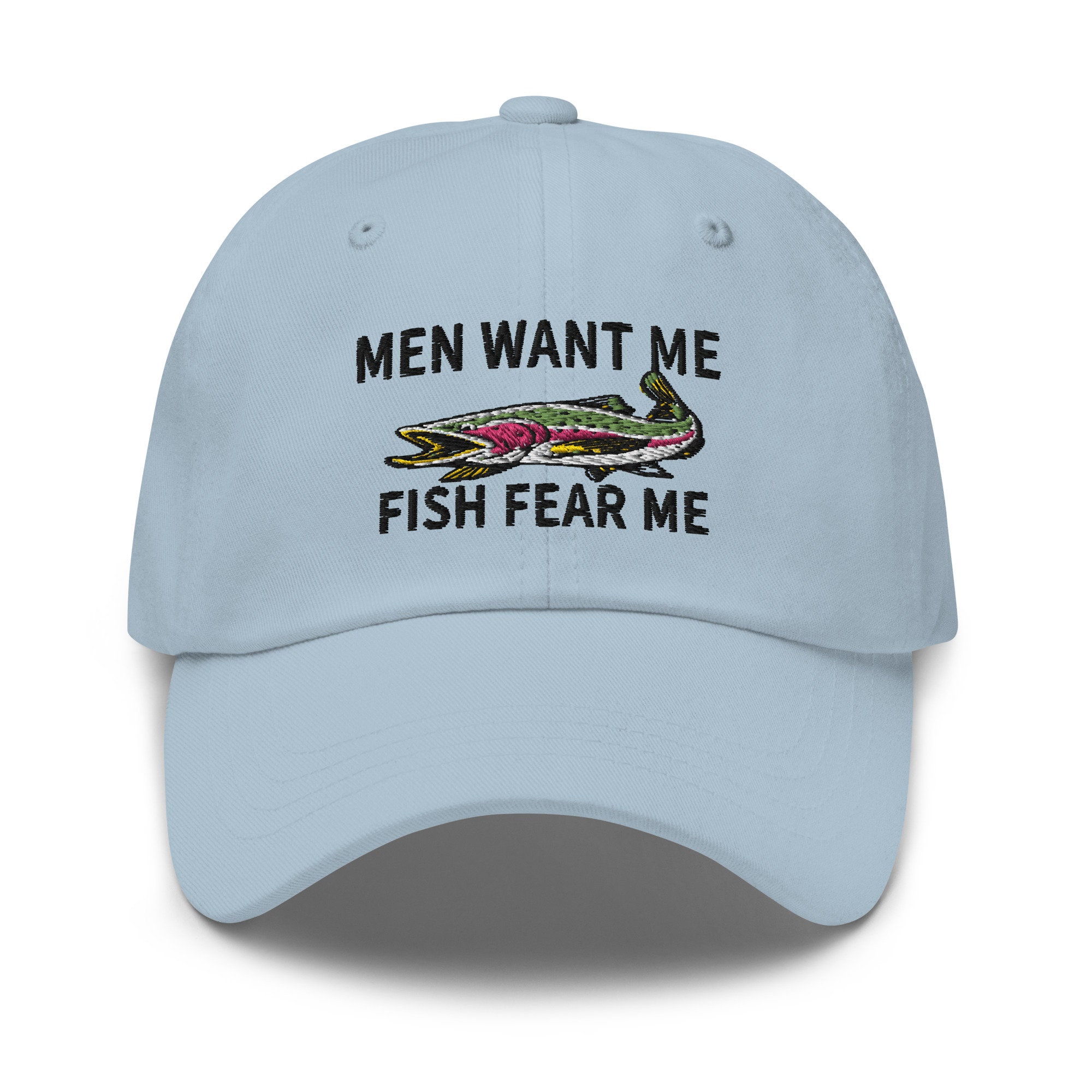 Cappello da pesca GROUPER berretto sportivo ricamato pesce TAN NERO regolabile N