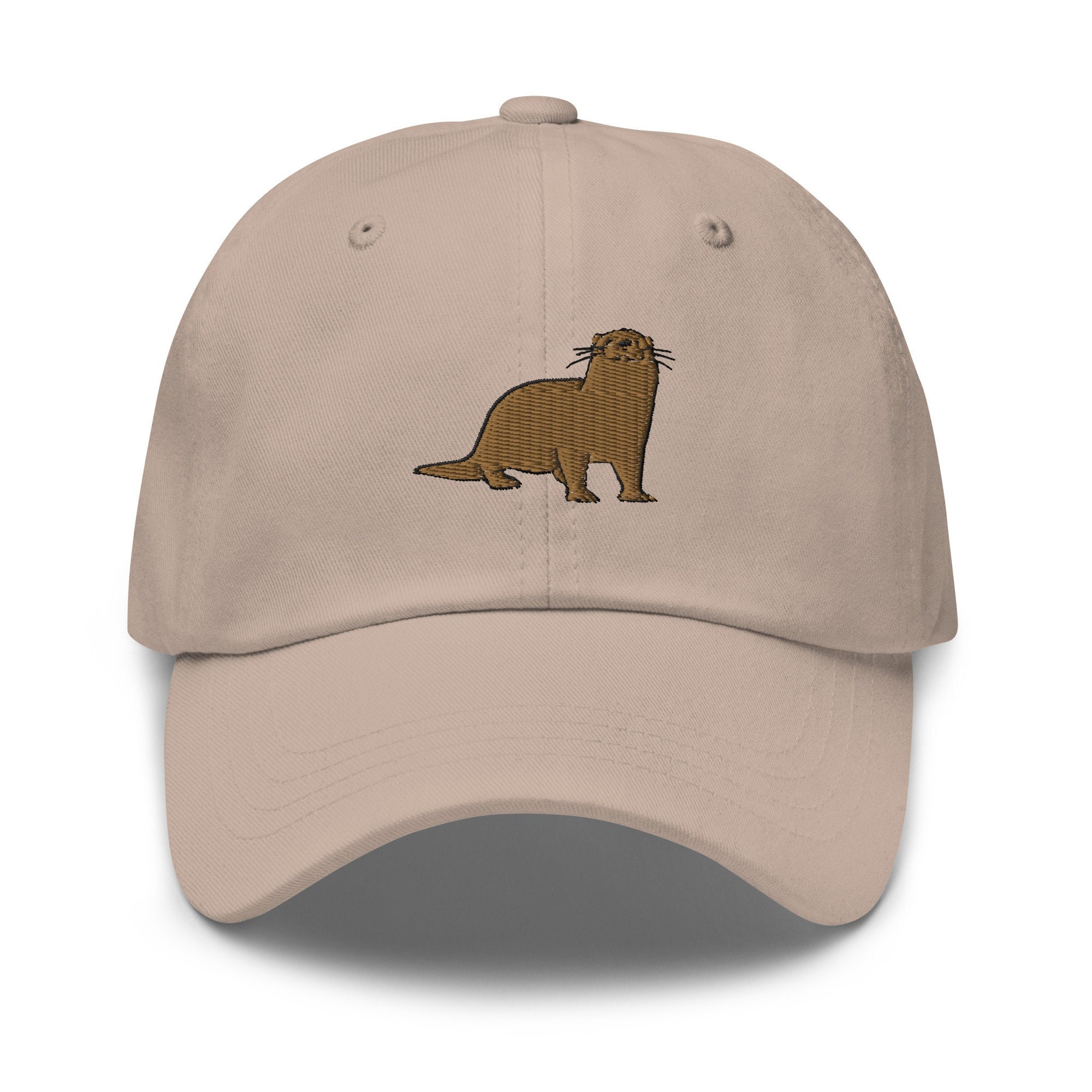 Otter Dad Hat, Otter Lovers Gifts, Wildlife Cap, Embroidered Unisex Hat,  Handmade Dad Cap, Adjustable Baseball Cap Gift Multiple Colors 