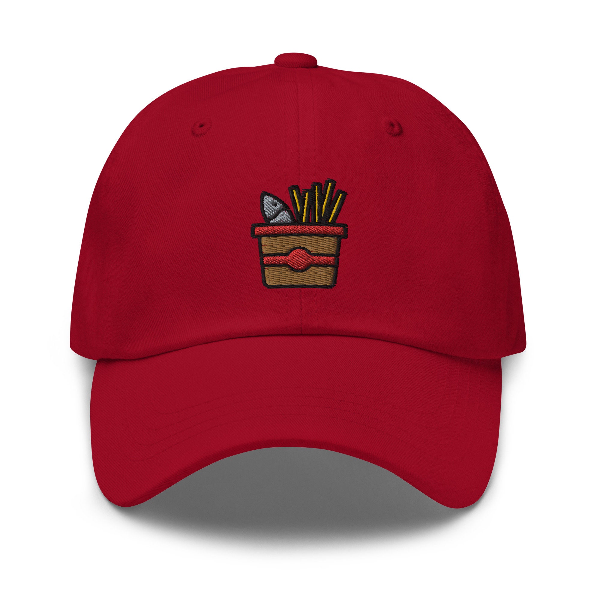Buy Fish & Chips Dad Hat, Funny Fishing Lover Gift Hat