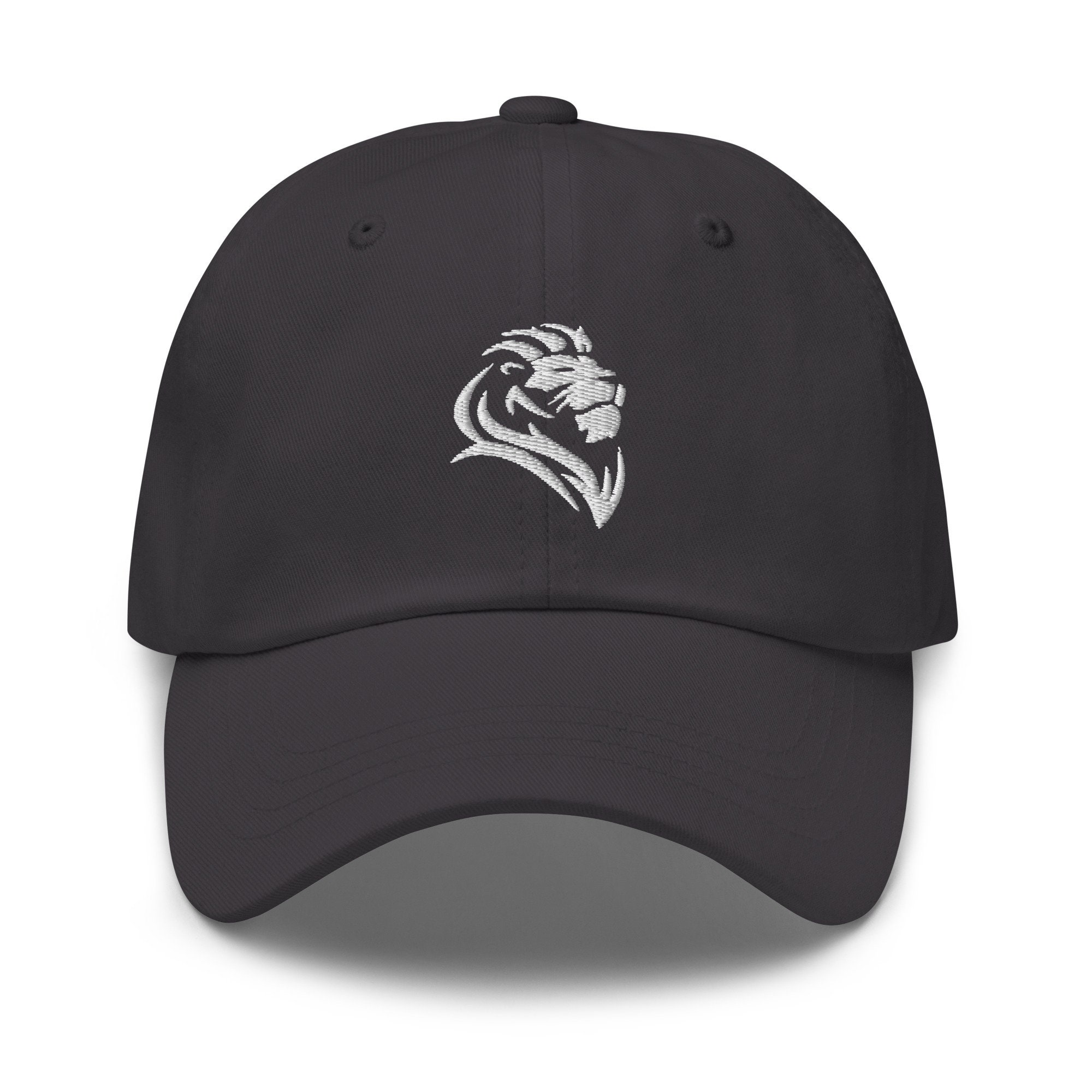 Embroidered Lion Head Dad Hat: Adjustable Baseball Cap - Etsy