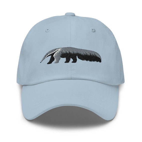 Tech Design Lizard Embroidered Dad Hat - Adjustable Cotton Baseball Cap (Light Blue) - View #14