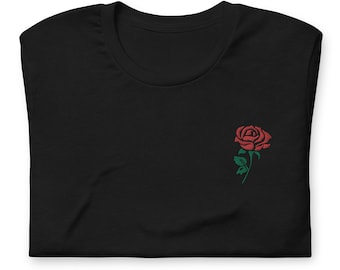 Treat Ürself Rose accent shirt blouse Rose accent shirt blouse – Treat Ürself