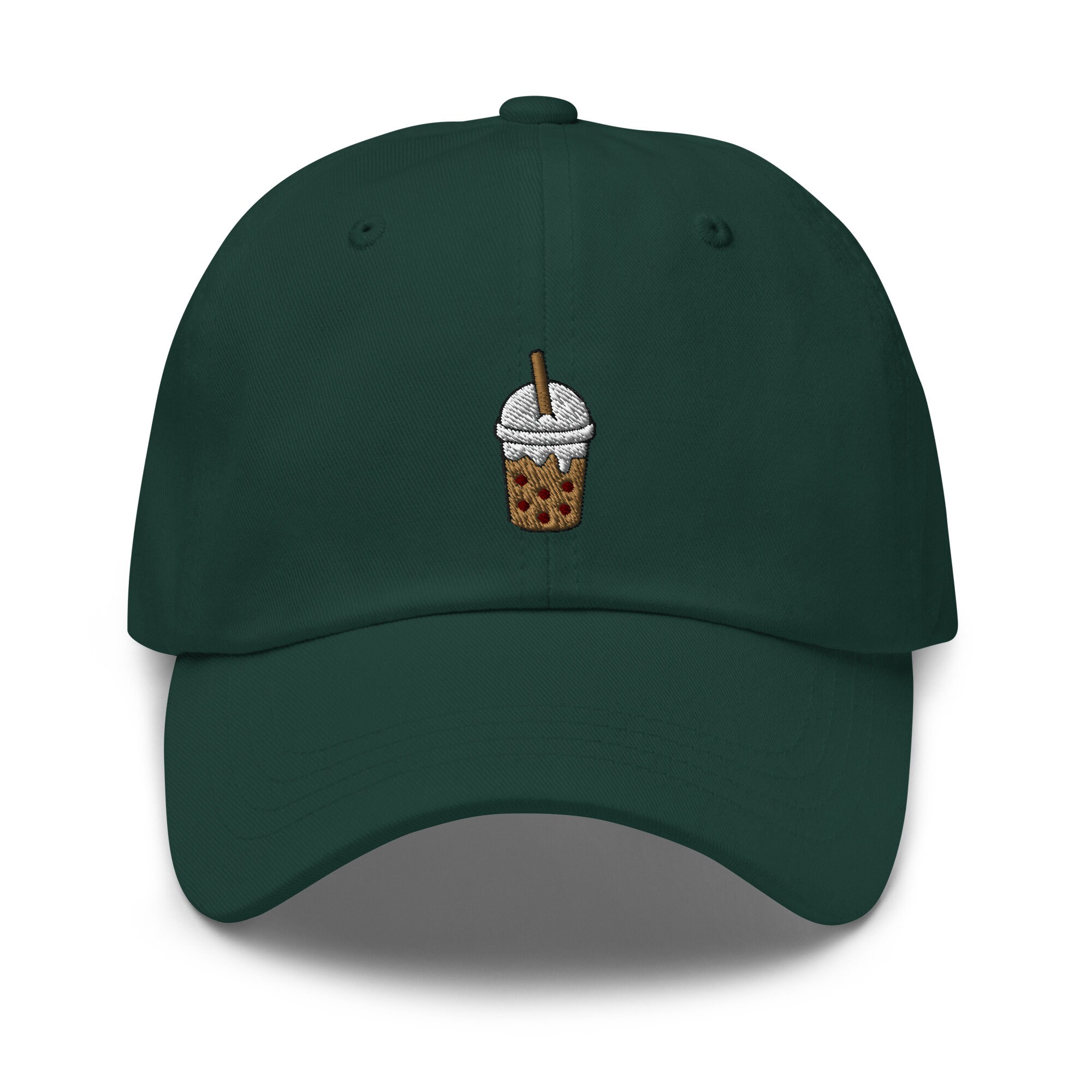 帽子 can i get some more milk tea? cap Boba Milk Tea Drink Embroidered Hat, Boba Lover Gift, Kawaii