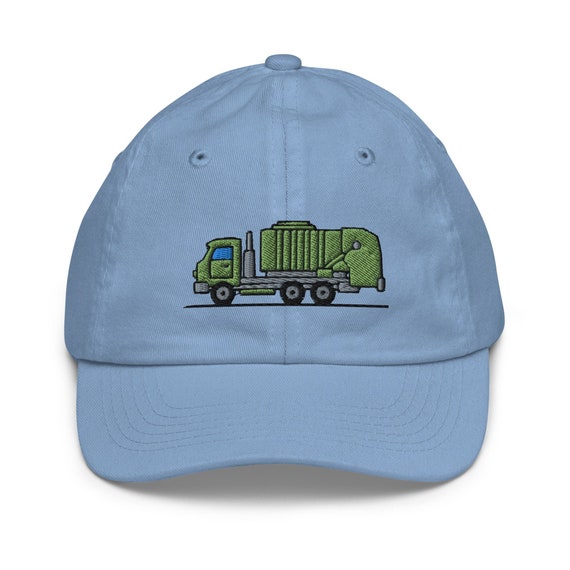 Embroidered Garbage Truck Kids Baseball Cap - Etsy