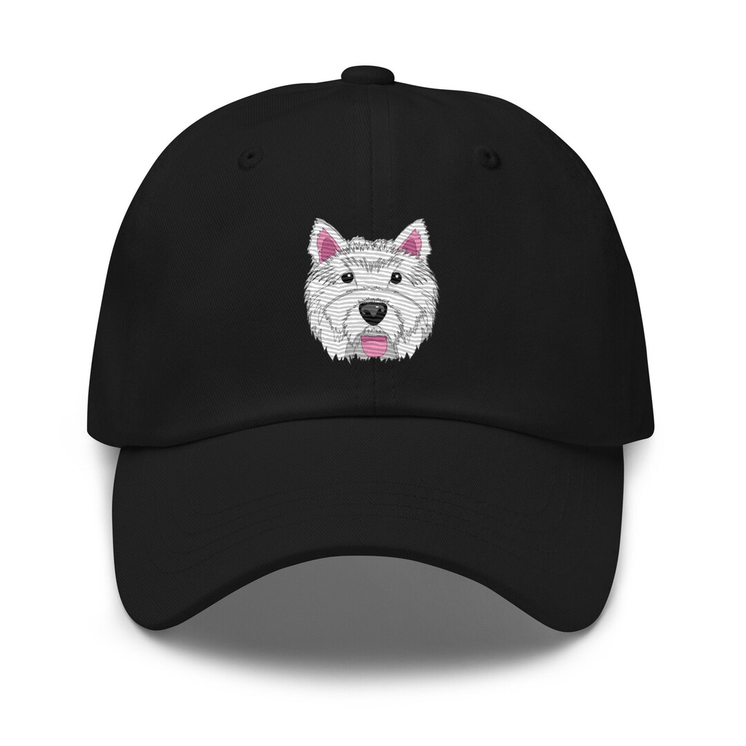 Westie Dog Embroidered Dad Hat Wesite Gift Dog Embroidered Etsy