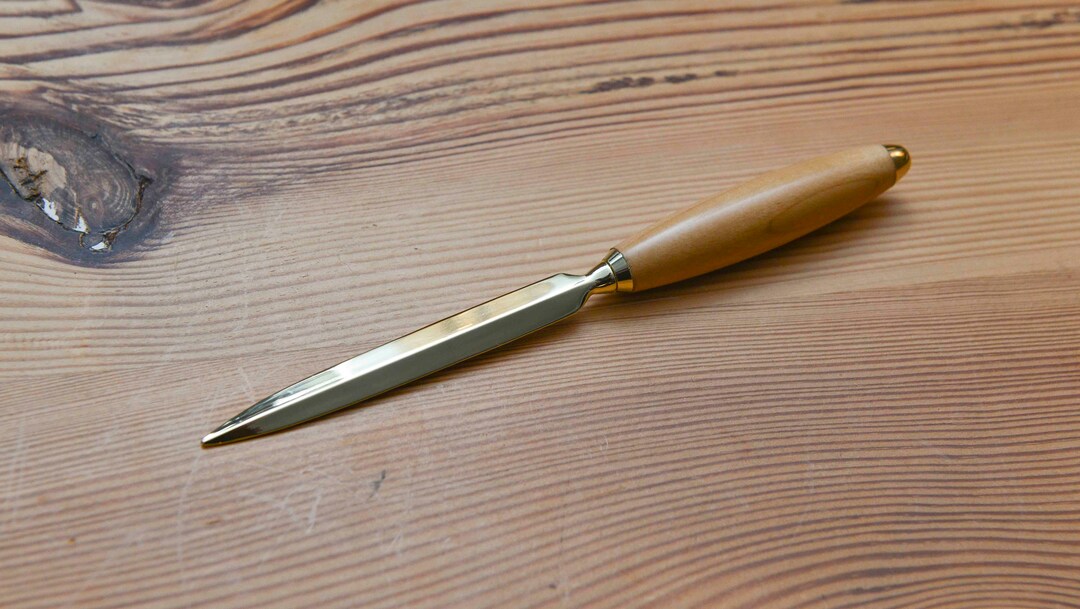 Letter Opener gold and Cherry Etsy