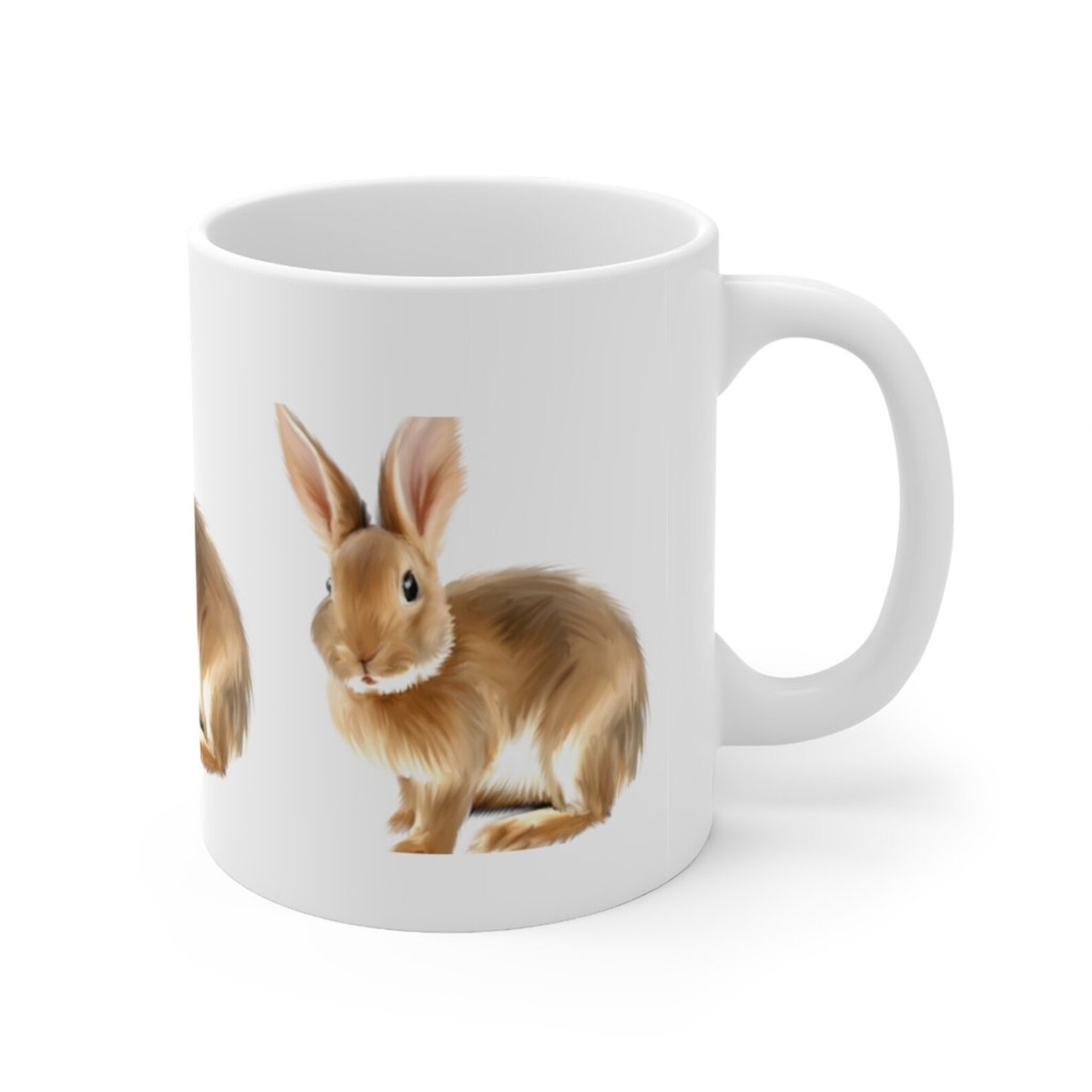 Mugs Bunny mug rabbit love mug 11oz coffee mug ceramic gift Etsy