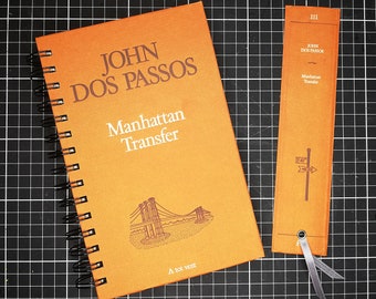 手帳型小説『MANHATTAN TRANSFER』カタルーニャ語版。