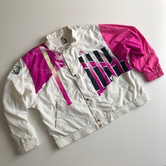 Vintage Nike Challenge Court 1990s Track Jacket La