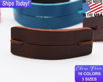 Premium Leather Hair Bands, Hair Accessories, Comes in Mutiple Colors and Sizes. Hand Crafted in America and same day shipping!