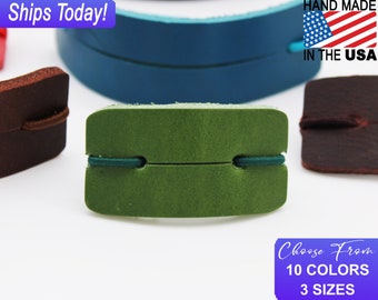 Premium Leather Hair Bands, Hair Accessories, Comes in Mutiple Colors and Sizes. Hand Crafted in America and same day shipping!