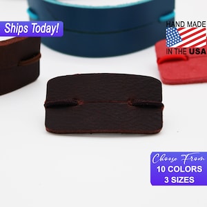 Premium Leather Hair Bands, Hair Accessories, Comes in Mutiple Colors and Sizes. Hand Crafted in America and same day shipping!
