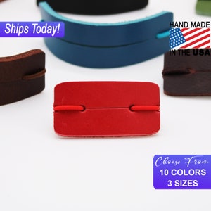 Premium Leather Hair Bands, Hair Accessories, Comes in Mutiple Colors and Sizes. Hand Crafted in America and same day shipping!