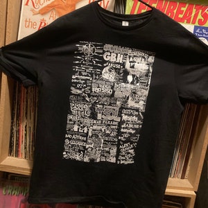 The 80s Las Vegas Punk Rock Flyers 1 Black T-shirt - Etsy