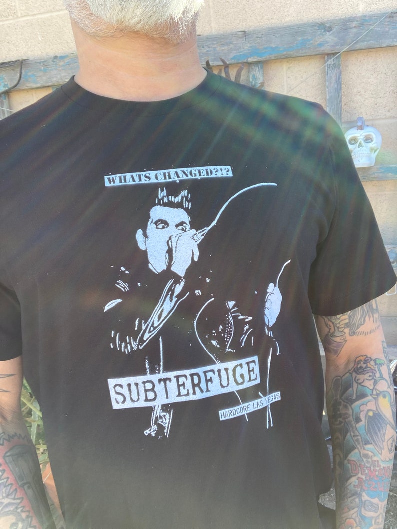 The Subterfuge Whats Changed black Tshirt image 4