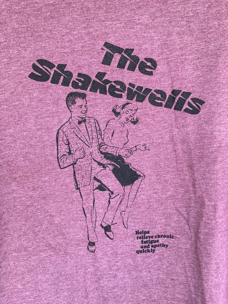 The Shakewells dancers heather maroon Tshirt image 2