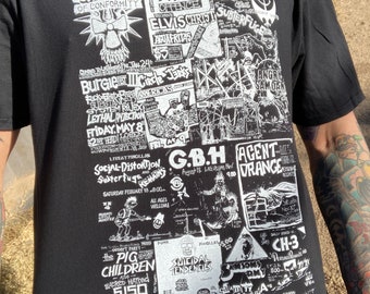 Vegas Punk Flyers #2 Black Tshirt